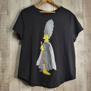 Old Navy The Simpsons Halloween Shirt. Witch Marge. Size Large.